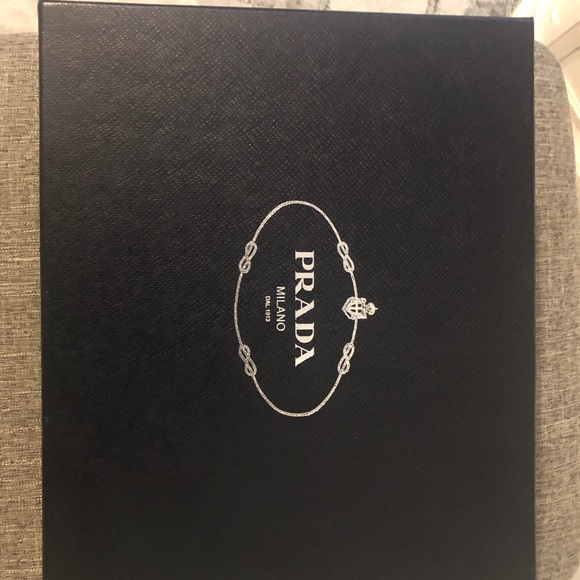 Prada Black Suede Platform Ankle Booties - Picture 3 of 7